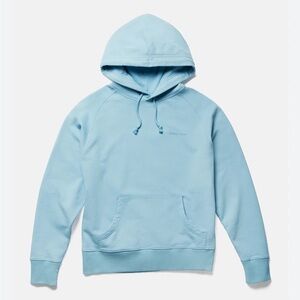 Outdoor Voices Sky Blue Organic Cotton Terry Hoodie